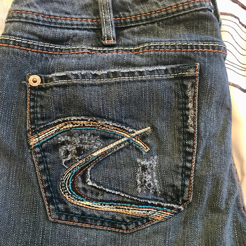 Silver jeans Mirage boot size 33